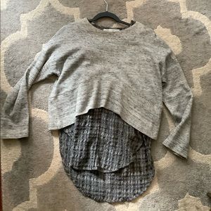 10 Crosby Derek Lam x Intermix layered sweater